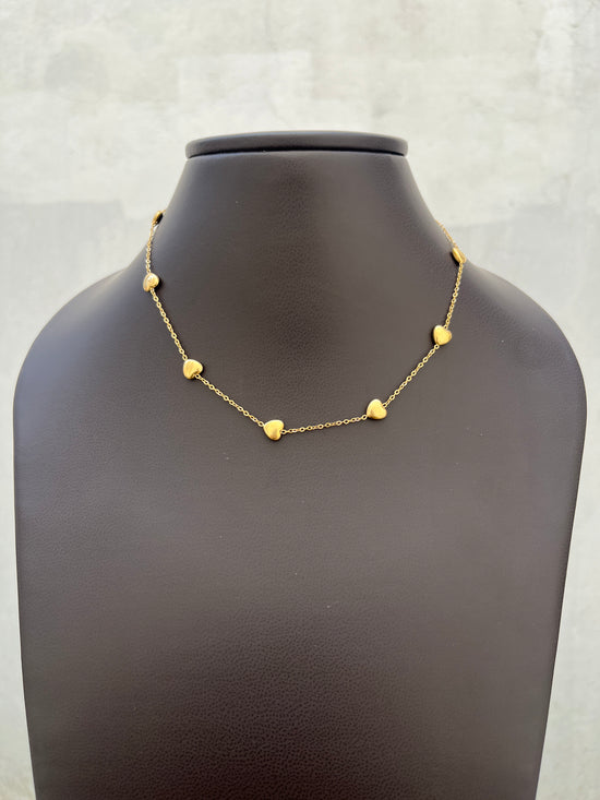 Heart Wrap around Necklace