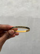 Black Circle Gold Enamel Bracelet