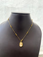 Full Rose in White Enamel Necklace