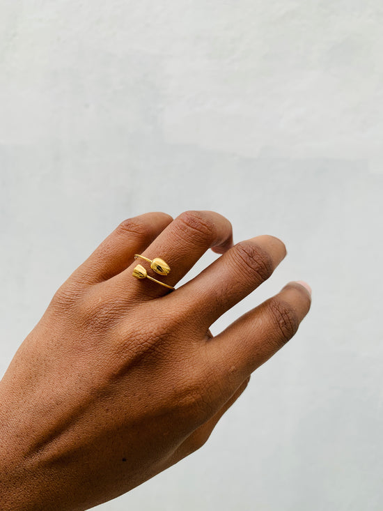 Lotus Bud Finger ring