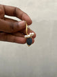 Pearl and Lapis Hook Earring