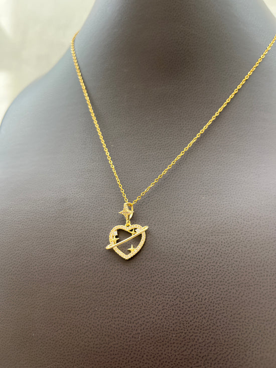 Double Tear Drop  Necklace