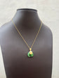 Green Elephant pendant Necklace