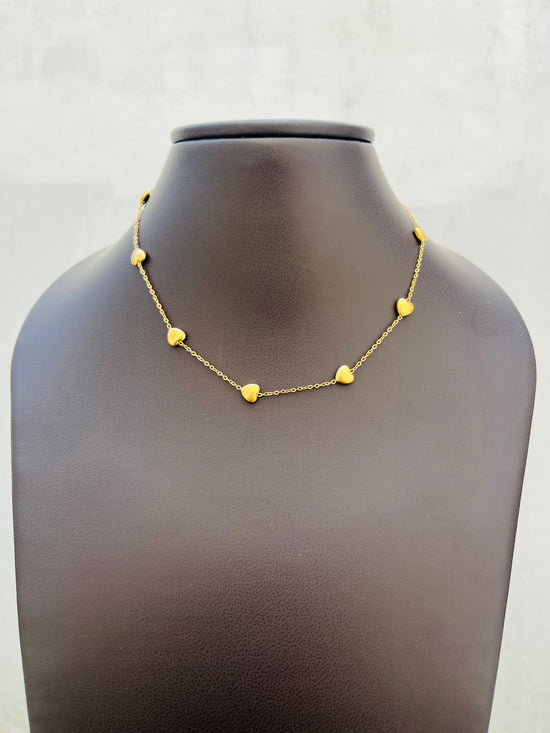 Heart Wrap around Necklace