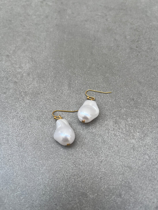 Irregular Pearl Dangler  Earring