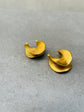 Ethnic Tribal Hoop Gold Tone Medium Size