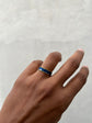 Navy Blue Enamel  Finger Ring