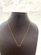 Small Black heart  Necklace