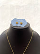 Ball Flower Earring and Necklace Set