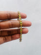 Green And Blue Leaf Enamel Bracelet