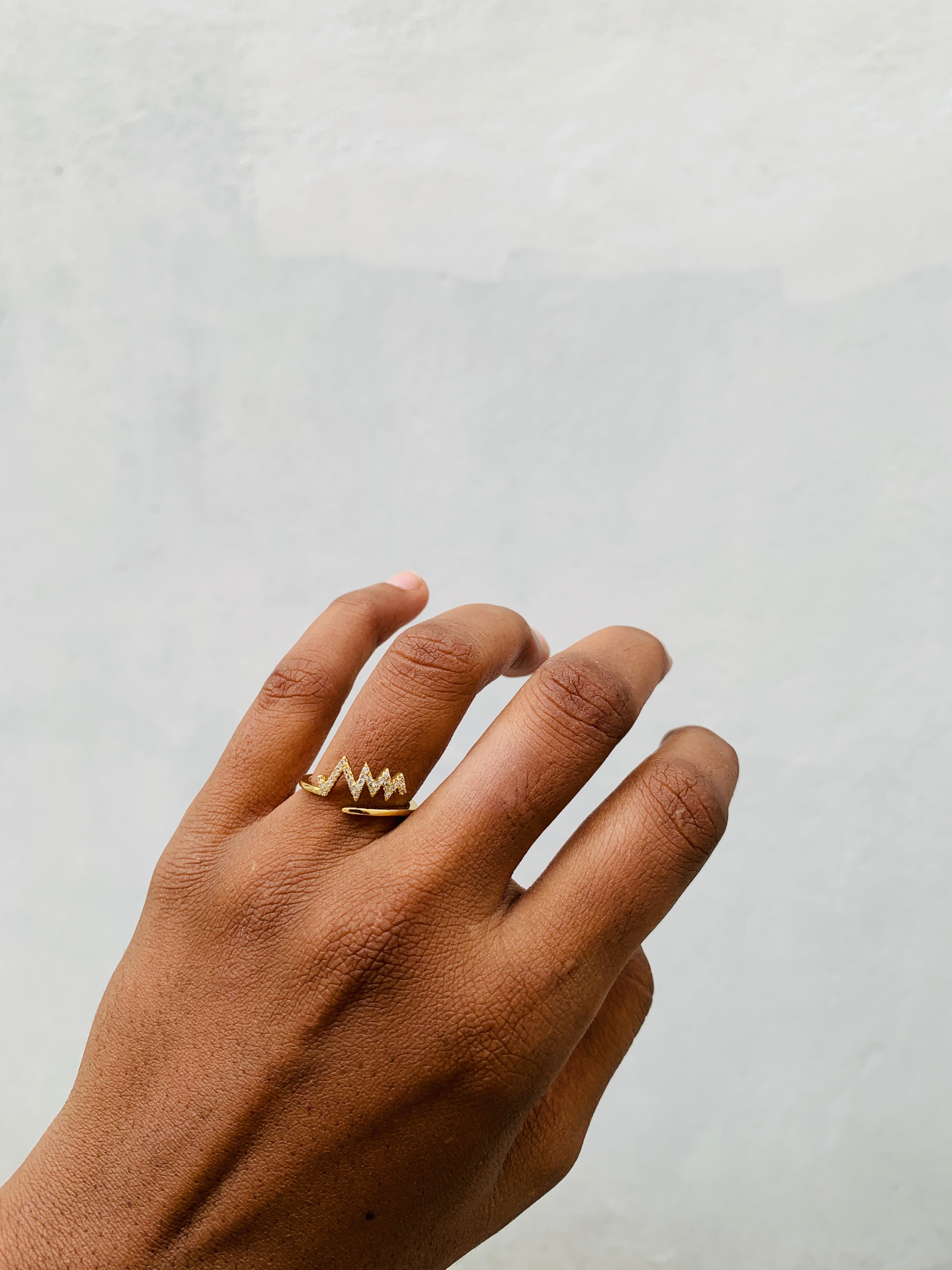 Buy quality Unique Rose Gold Diamond Finger Ring in Pune