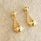 Chained Ball Earring
