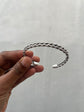 Braided silver tone Bracelet