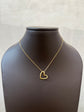 The hollow heart chain Layer Necklace