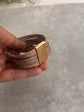 Brown Bracelet with magnetic clap