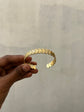 Embossed Gold leaf Bracelet
