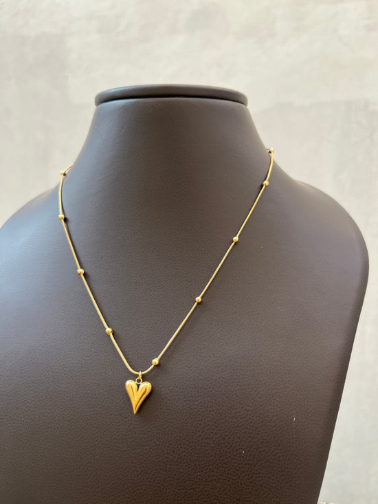 The heart chain Layer Necklace