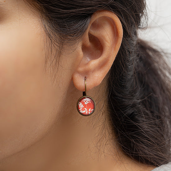 Painted Berry Earring