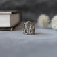 Wavy Pattern Finger Rings - Silver