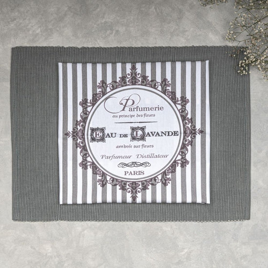 Parfumerie Placemats - Set of 6 Tablemats and 6 Napkins