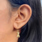 Bull dog earring
