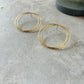Large Double Hoop Ear Ring