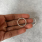 Circular Cut Silver Earrings