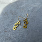 Sea Horse Brass Earrings