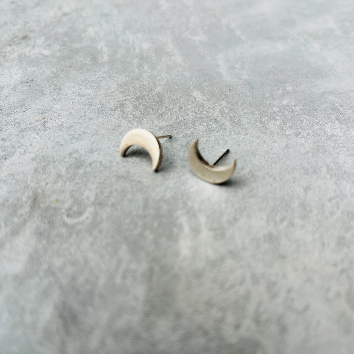 Crescent Moon Pressed Flower Earrings – Grab Bag Botany