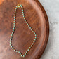 Aqua Rondelle Beaded Necklace