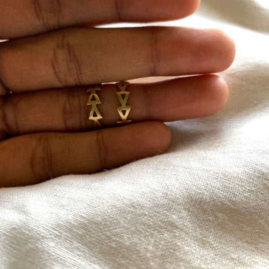 Triangled Toe Ring