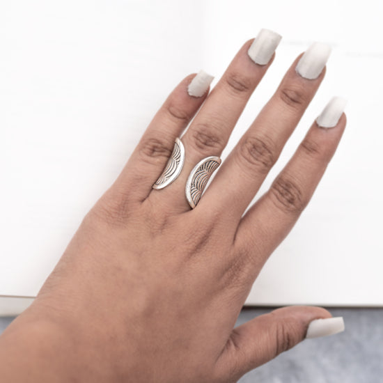 Fish fin Wing Finger ring