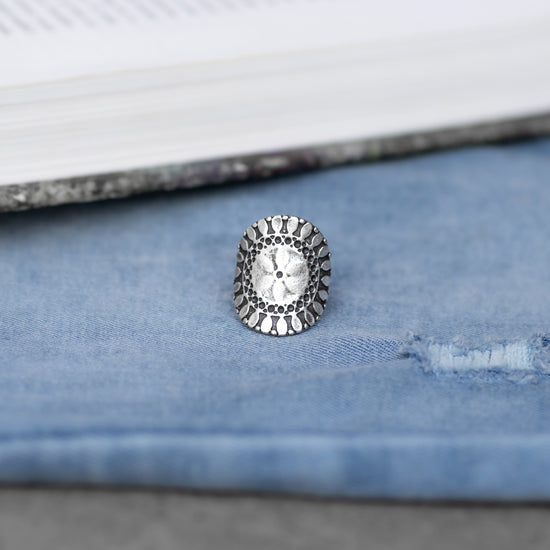 Floral Mandala Ring
