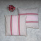 Pink Striped Cushion