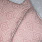 Pink quadrilateral Cushion Covers