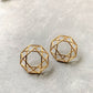 Hexagon Nest Earring - Gold