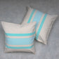 Blue Striped Cushion Covers