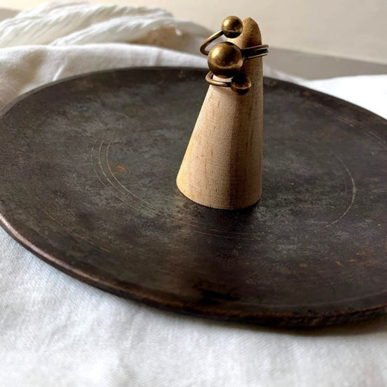 The Ball  Ring- Dark Bronze