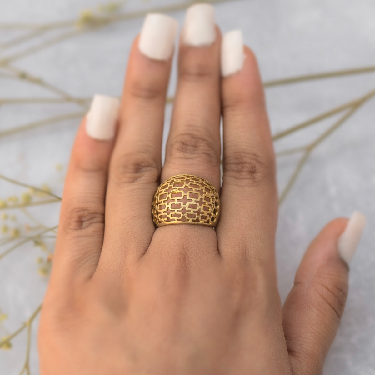 Triple Band Crystal Ring – Imerelli Jewelry
