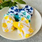 All Over Printed Bow Hair Clip Set