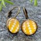 Yellow Arrowed Earring