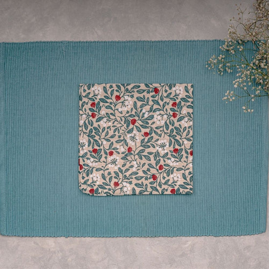 Floral Placemats - Set of 6 tablemats and 6 napkins
