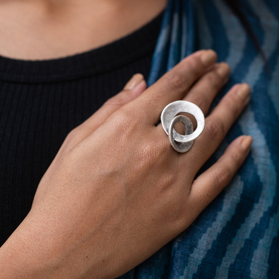 Bicollateral ring - SilVER