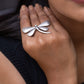 Dragonfly Ring Silver tone