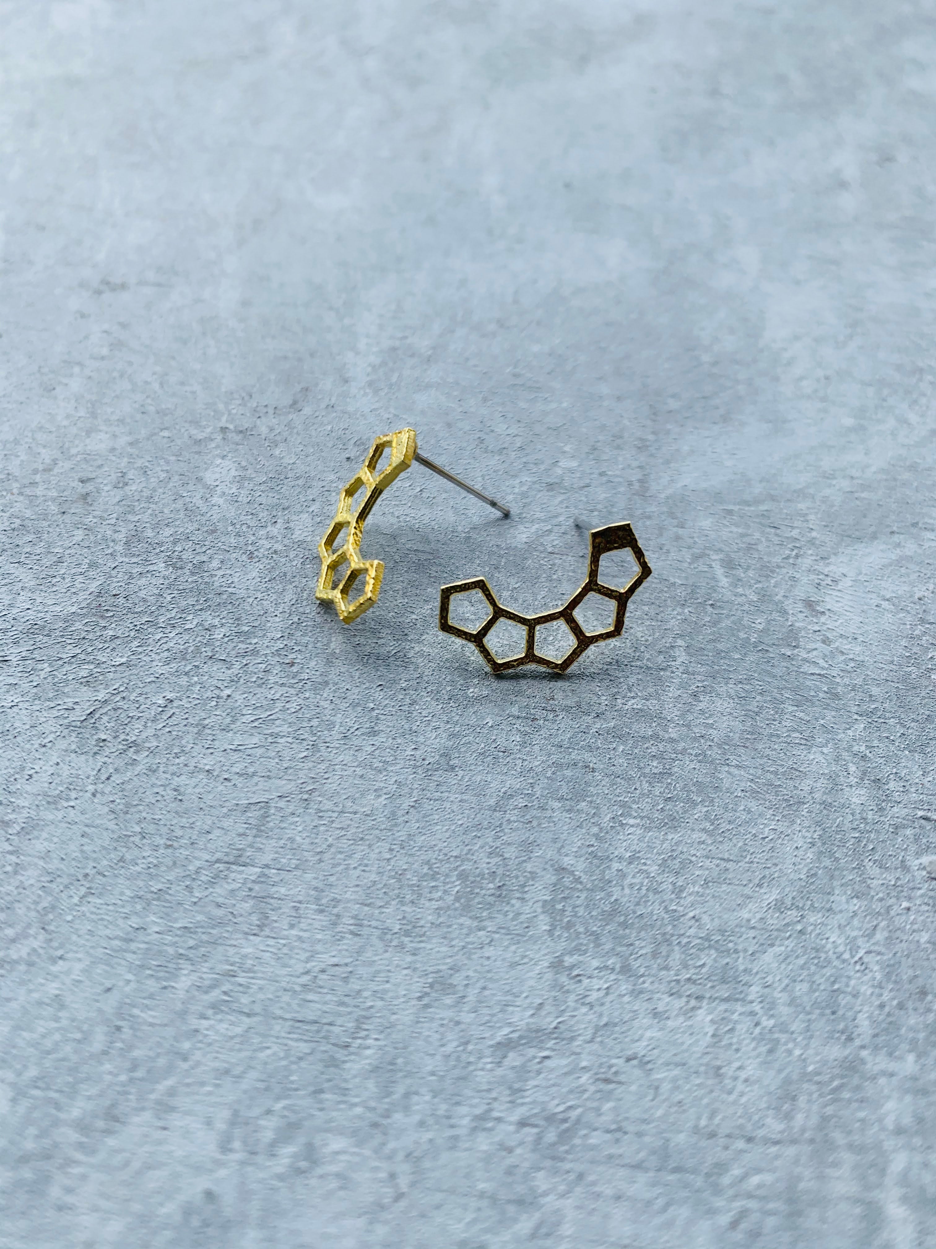 Honeycomb with Bee Earrings  Sorcery Science
