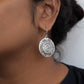Decorative Shield Earrings