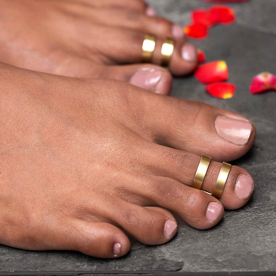 Double Ring Toe Ring