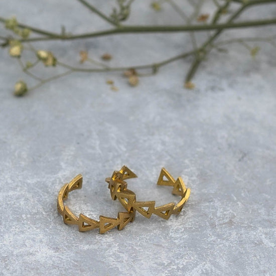 Triangled Toe Ring