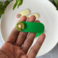 Green/Lime Hair Clip Set