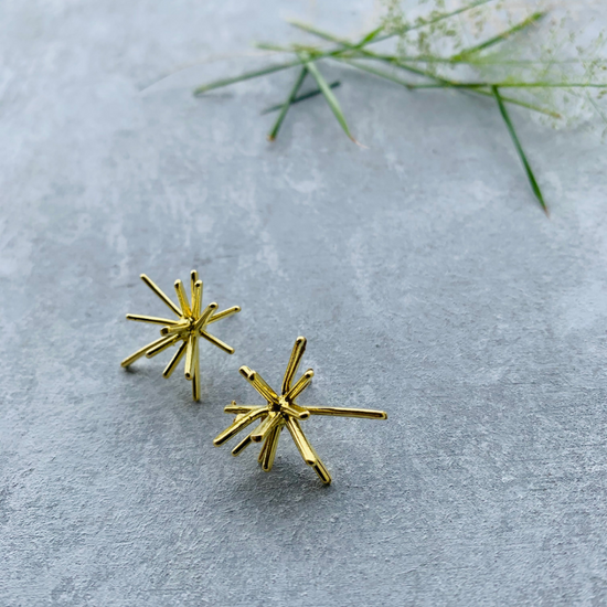 Urchin stud - Brass